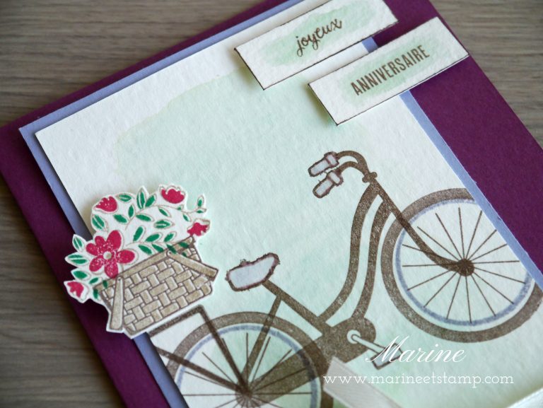 Bike Ride - Marine Et Stamp - Stampin'Up!® Par Marine Et Stamp